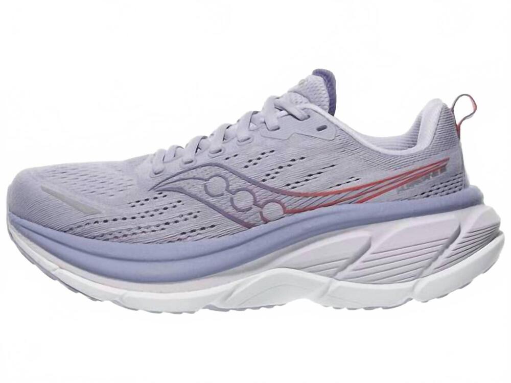 NEW SAUCONY women's hurricane 25 running shoes - wide in thistle/aster